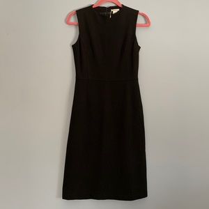 J.Crew Classic Black Sleeveless Dress Size 2 Fully Lined Pristine Condit…